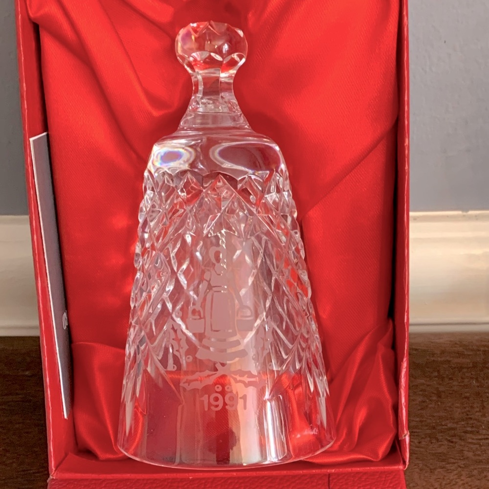 12 Days of Christmas Waterford Crystal Bell 1991
